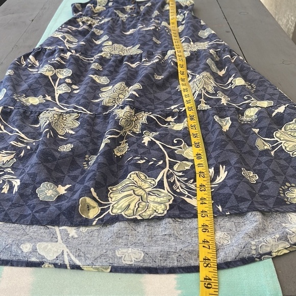 Sonoma Floral Print‎ Linen Blend Sleeveless Summer Maxi Sundress - Picture 12 of 12